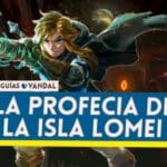 Exploración del laberinto de la isla Lomei en Zelda